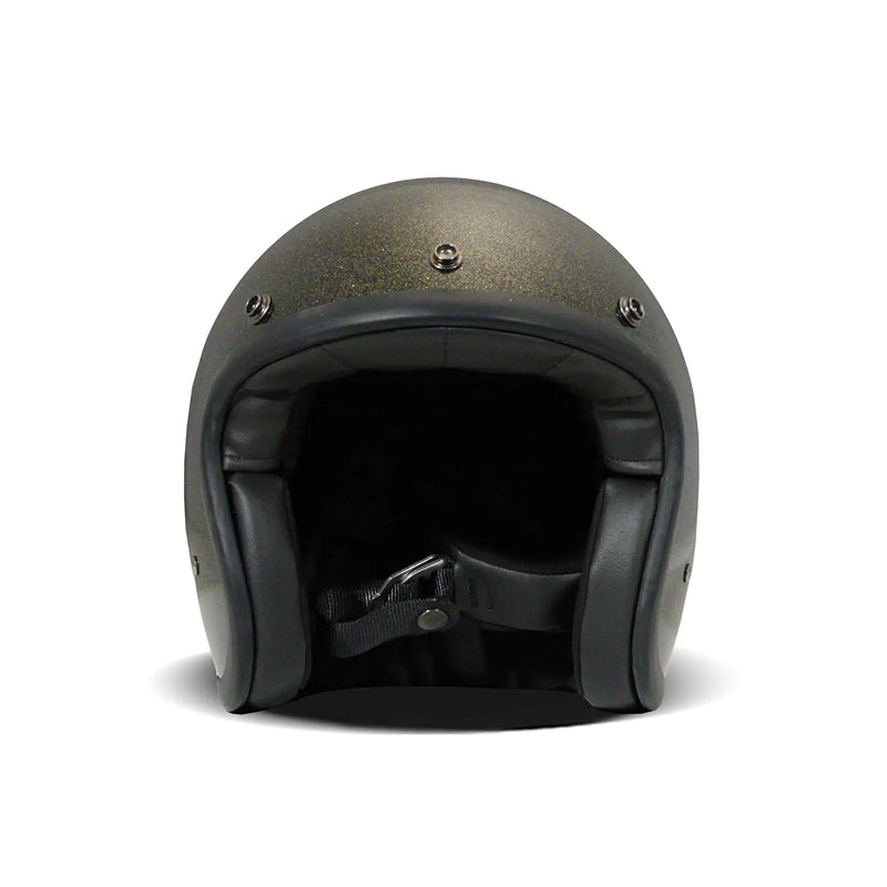 DMD Offener Retro-Metallic-Motorradhelm