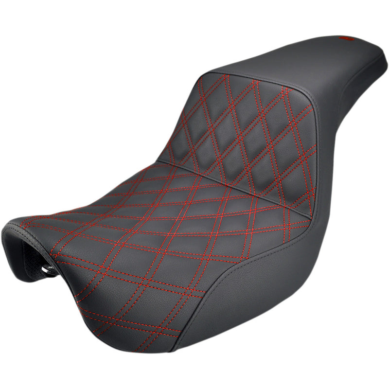Saddlemen Step-Up Front Lattice Stitch für Harley
