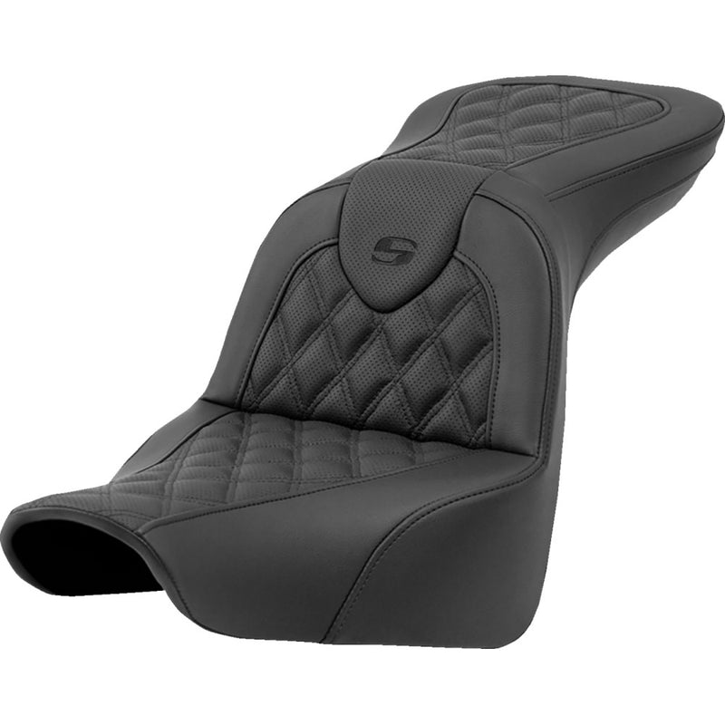 Saddlemen Roadsofa Lattice Stitch Sitz für Harley