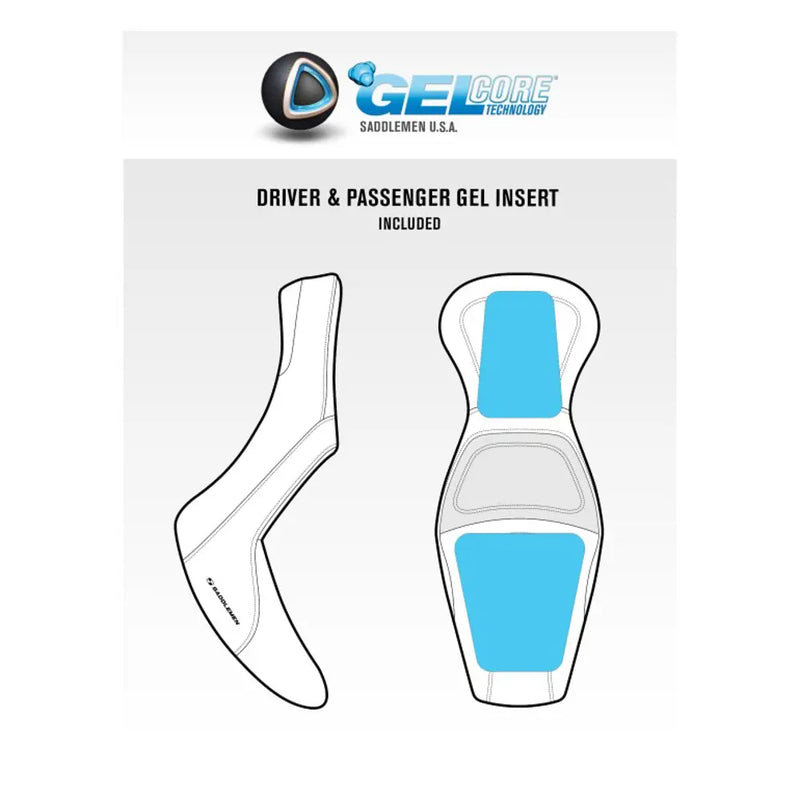 Saddlemen Klockwerks Pro Series Sitz für Indian