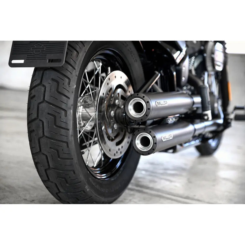 Miller Independence Euro 4 Slip-On Schalldämpfer für Harley