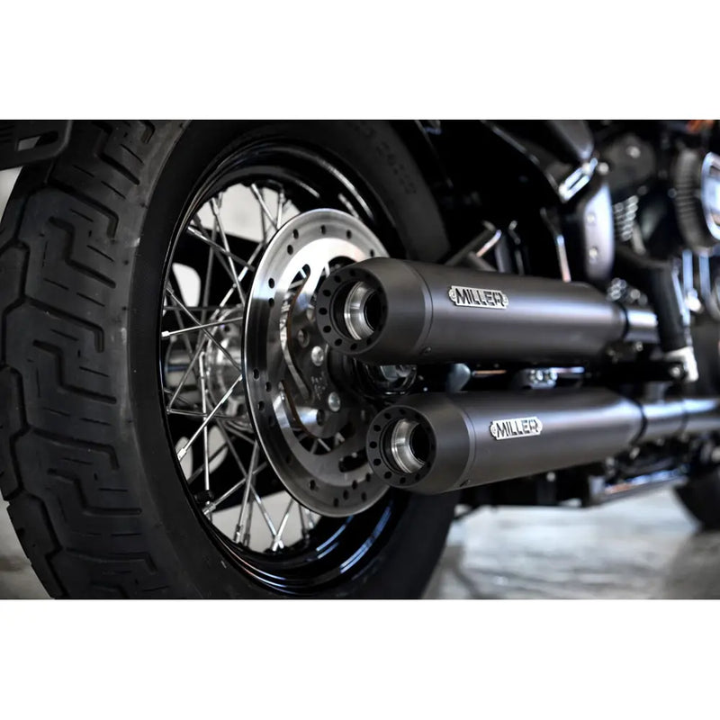 Miller Independence Euro 4 Slip-On Schalldämpfer für Harley