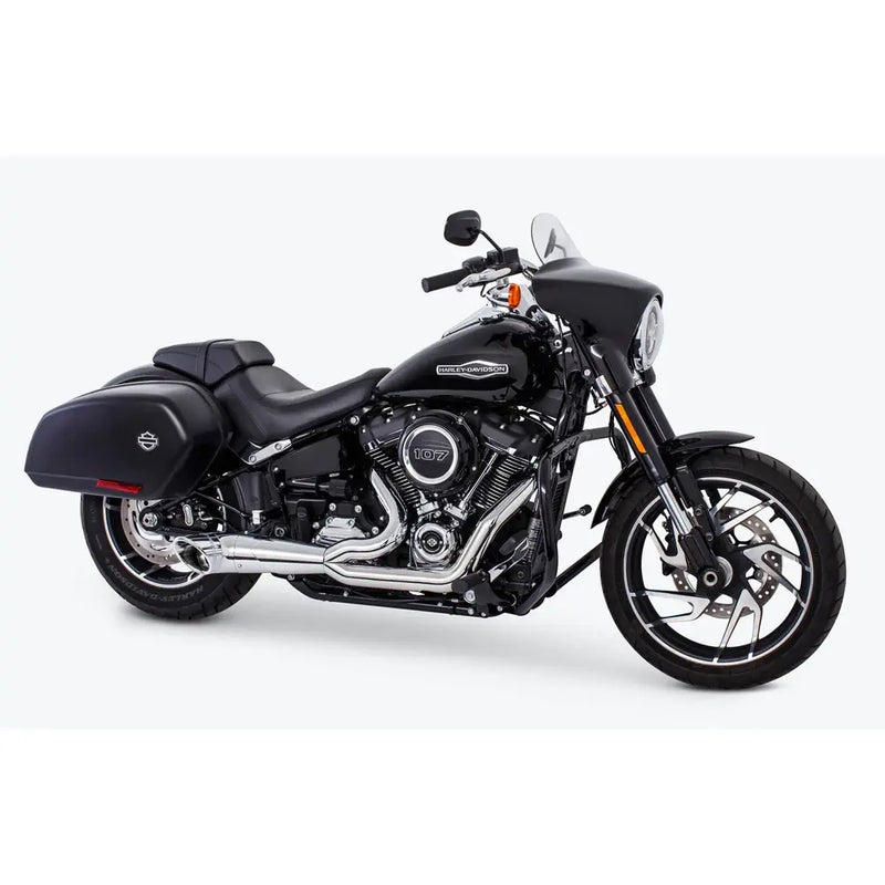 Freedom Performance Shorty Turn Out 2-into-1 Auspuff für Harley