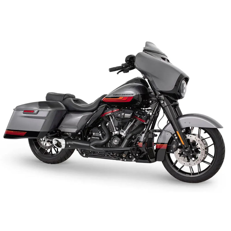 Freedom Performance Shorty Turn Out 2-into-1 Auspuff für Harley
