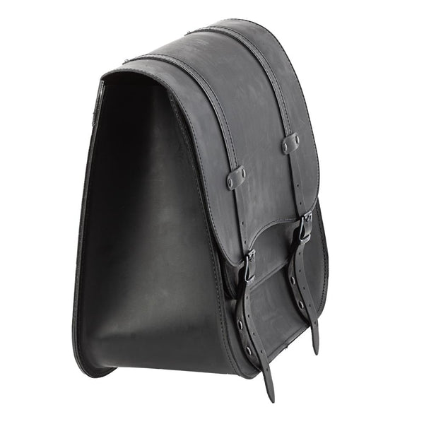 Ledrie Klassische Motorrad-Satteltasche aus Leder, 30 l