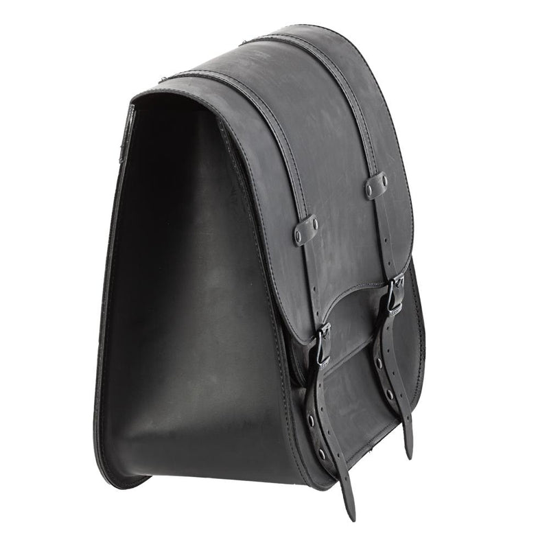 Ledrie Klassische Motorrad-Satteltasche aus Leder, 30 l