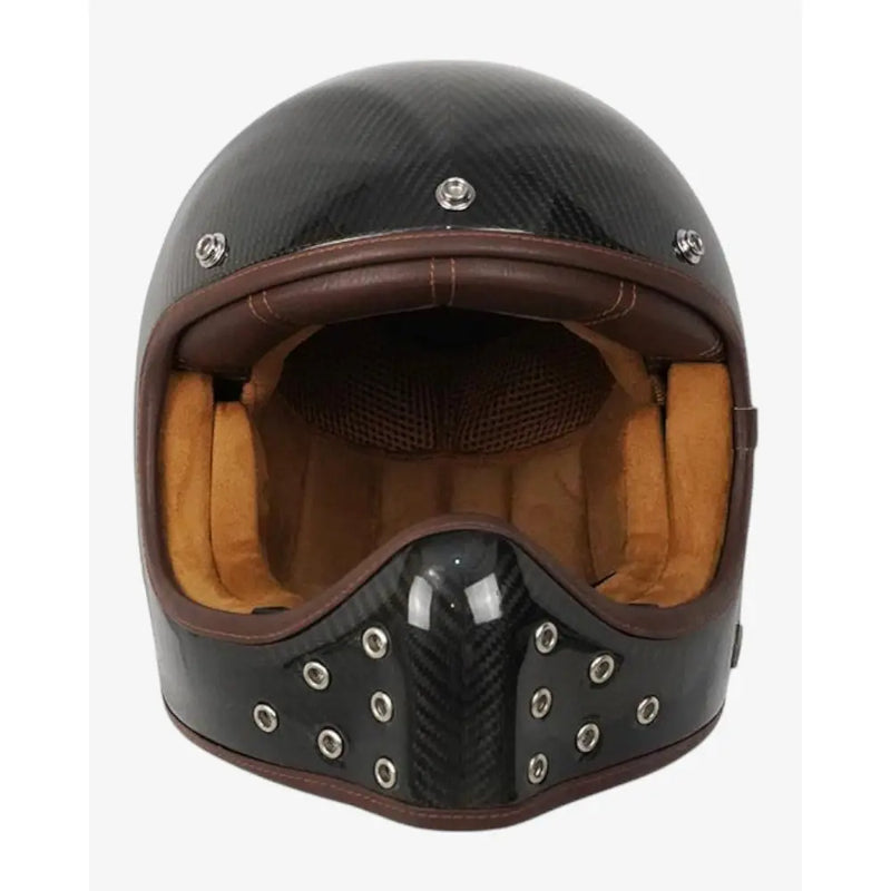 By City The Rock Retro Motocross Motorradhelm