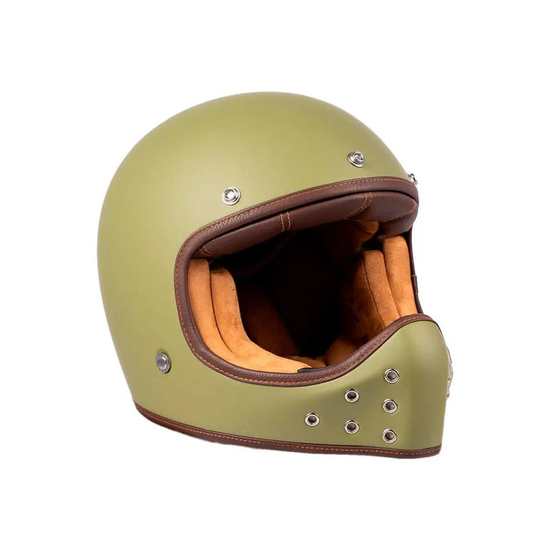 By City The Rock Retro Motocross Motorradhelm
