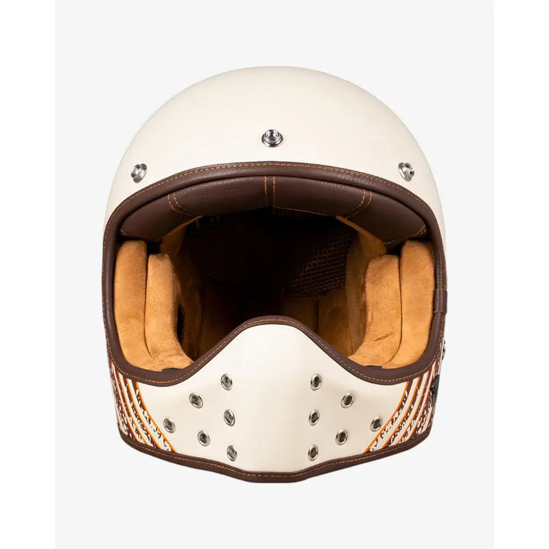 By City The Rock Retro Motocross Motorradhelm