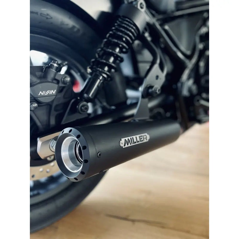 Miller Custom Euro 4/ 5 Slip-On-Schalldämpfer für Honda