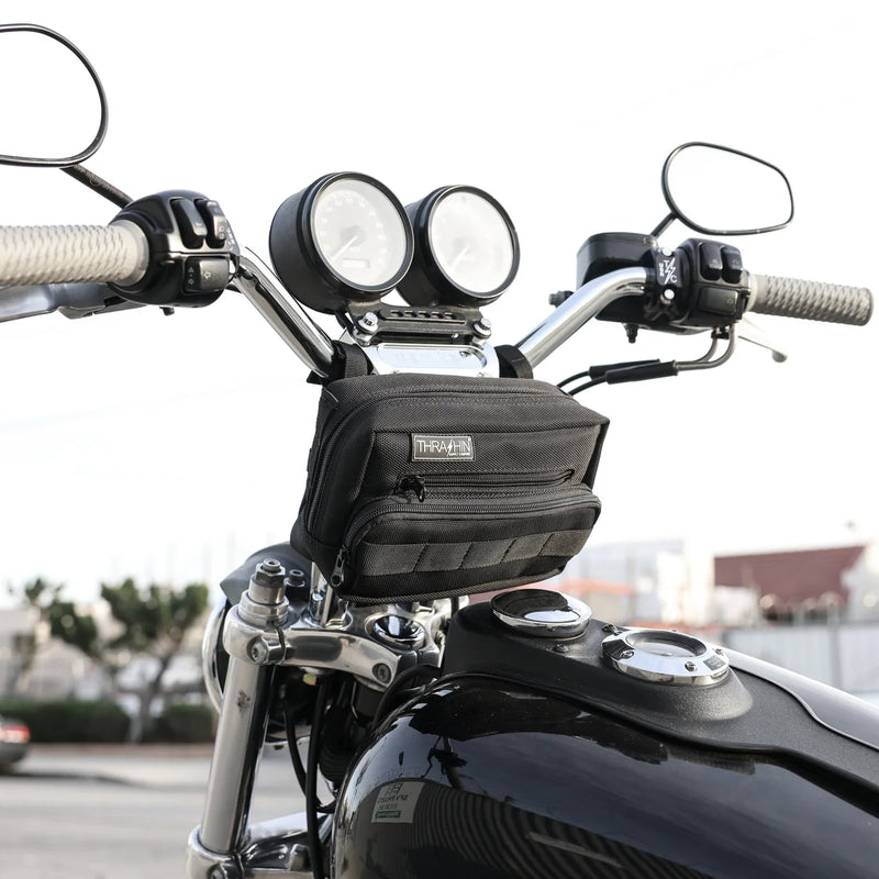Thrashin Supply Motorrad-Lenker-Tasche Plus