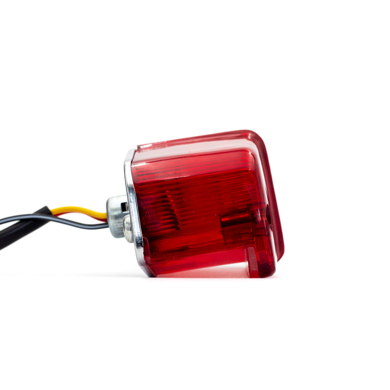 SMP Lucas Classic Motorradrücklicht Chrom