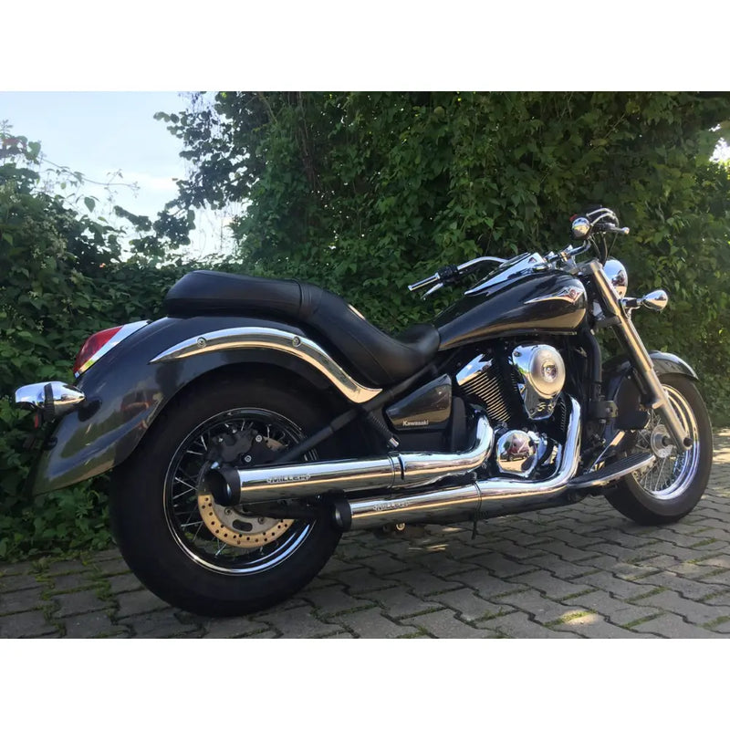 Miller Challenger Euro 3 Slip-On-Schalldämpfer für Kawasaki