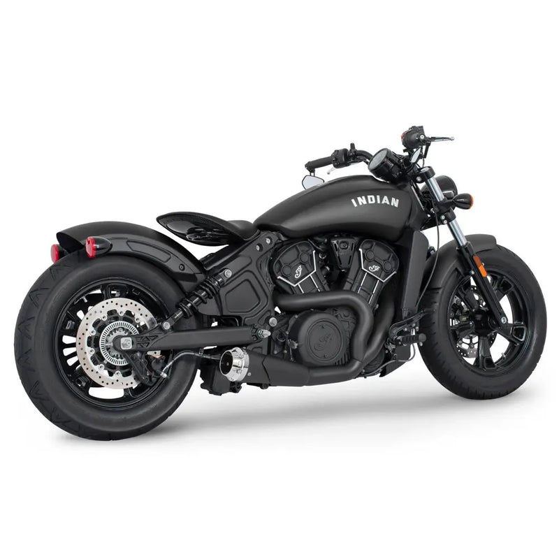 Freedom Performance Shorty American Outlaw 2-into-1 Auspuff für Indian