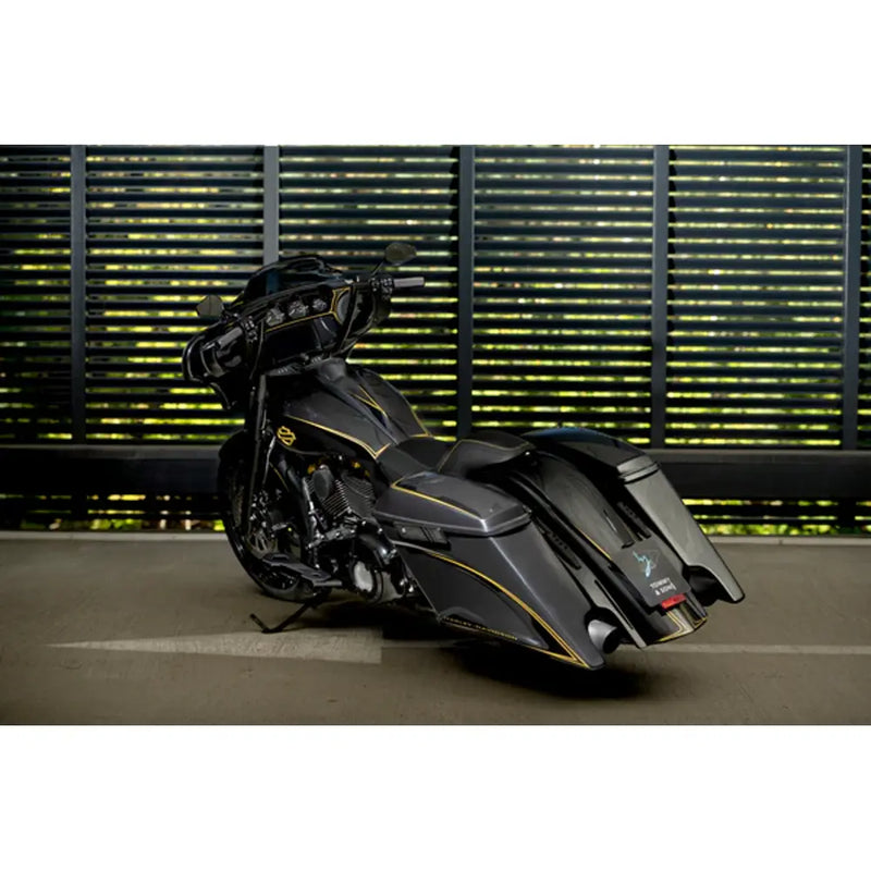 Tommy & Sons Magnus 7" Stretched Saddlebag Bodies für Harley