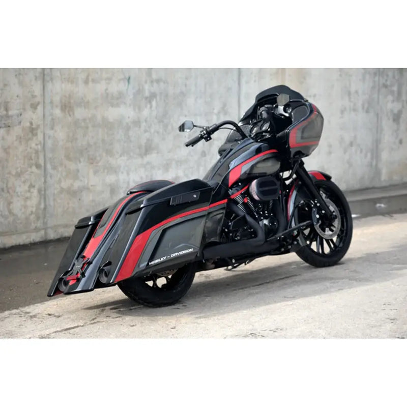 Tommy & Sons Magnus 7" Stretched Saddlebag Bodies für Harley