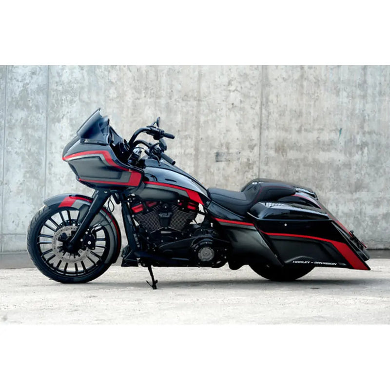 Tommy & Sons Magnus 7" Stretched Saddlebag Bodies für Harley