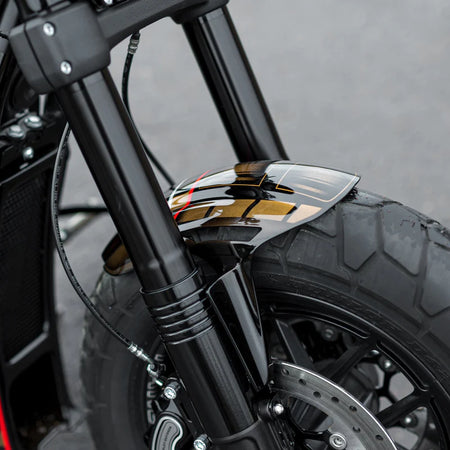 1PCS Motorrad Kotflügel Hinten Für Harley Bobber Chopper Typ-Kurze Schwarz  Agito