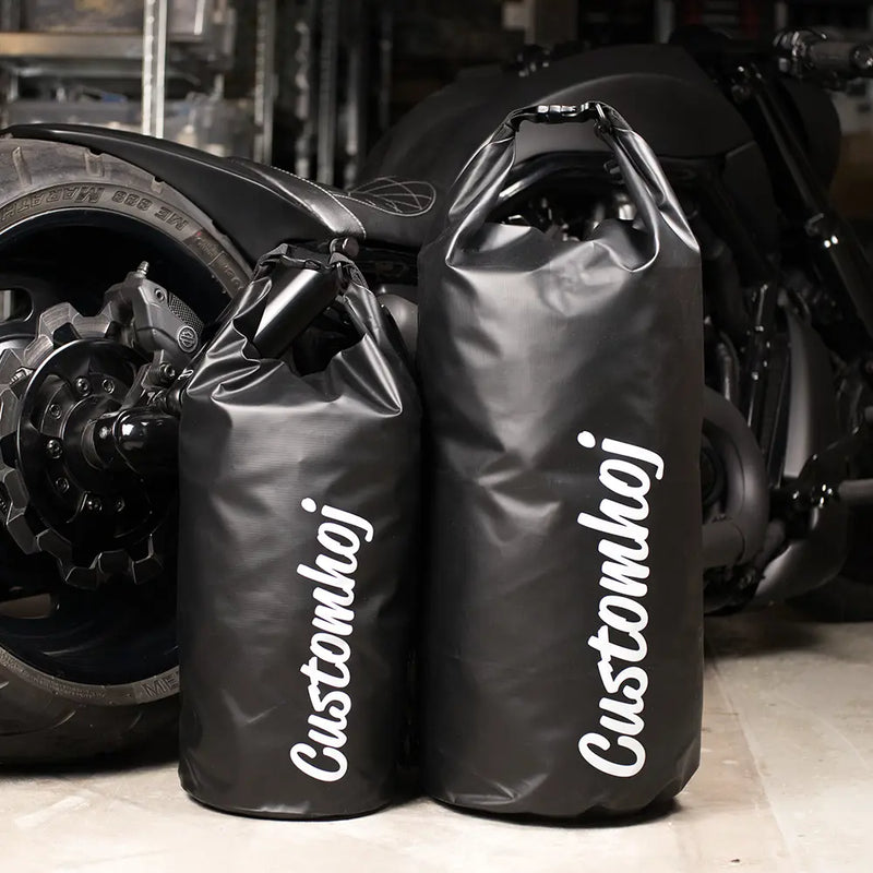 Customhoj Dry Bag Roll Top Motorrad Sissy Bar Tasche