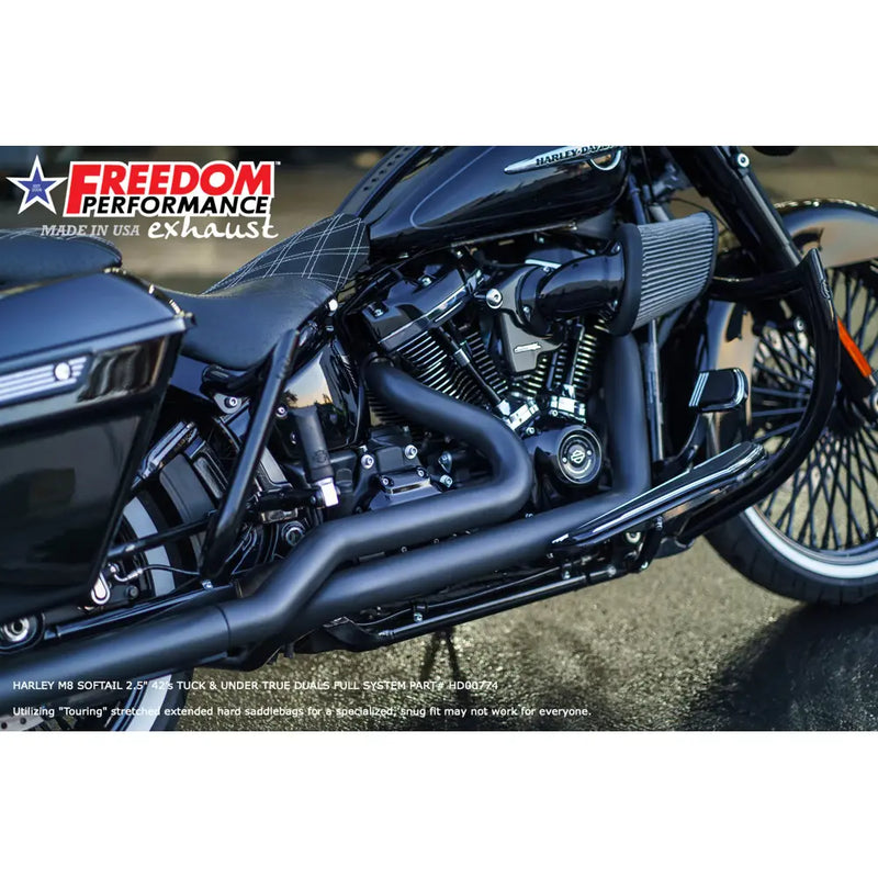 Freedom Performance Thorcat EC Approved Sharktail True Duals Auspuff für Harley