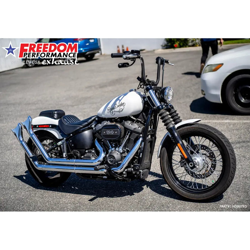 Freedom Performance Thorcat EC-geprüfter Upsweep Sharktail Auspuff für Harley