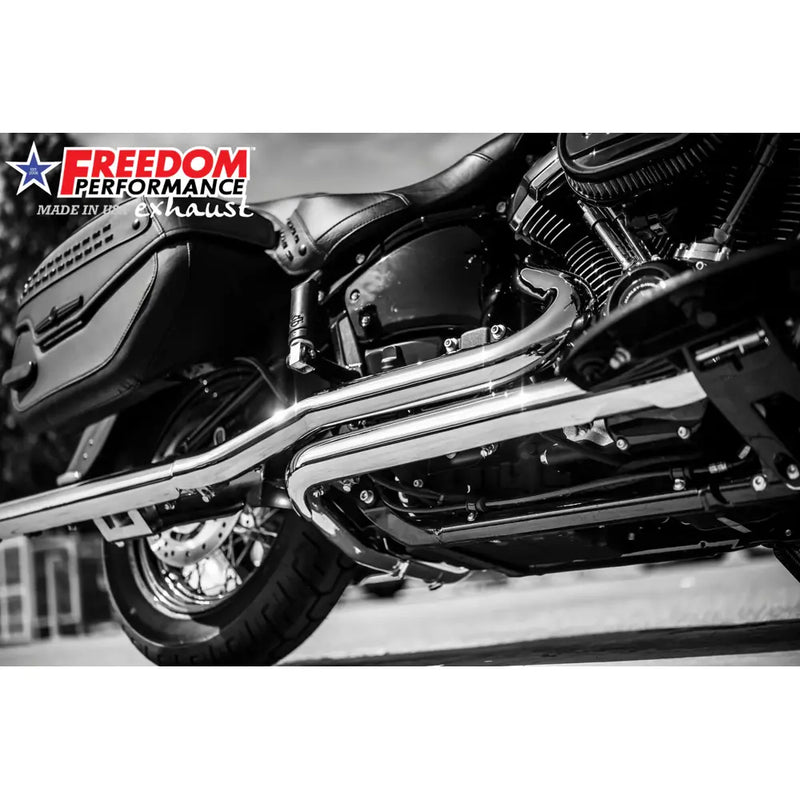 Freedom Performance Thorcat EC Approved Sharktail True Duals Auspuff für Harley