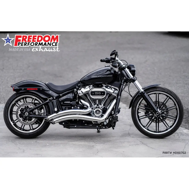 Freedom Performance Sharp Curve Radius Slash Cut Auspuff für Harley