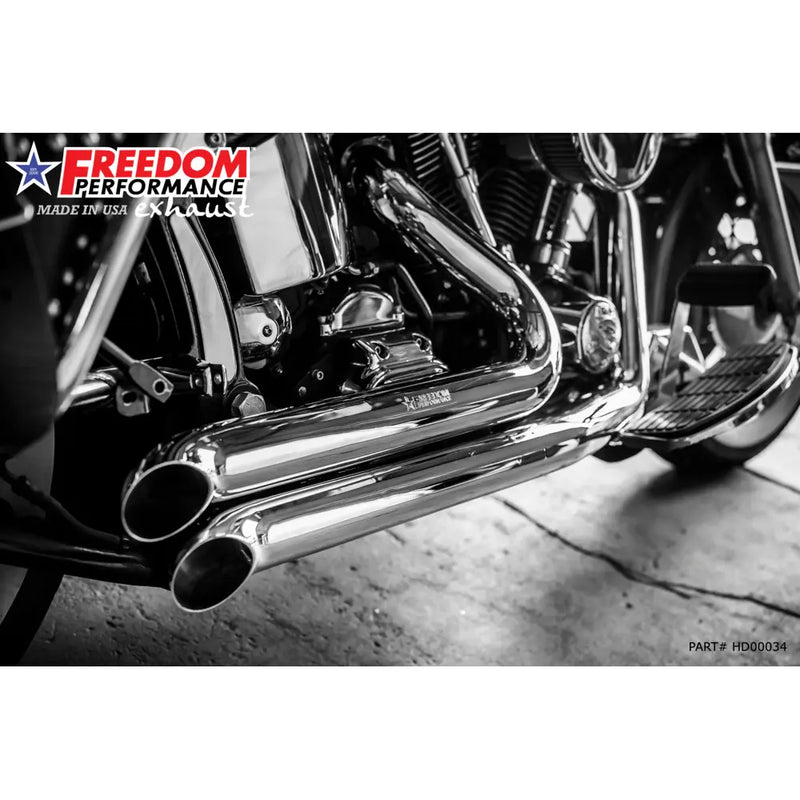 Freedom Performance Thorcat EC Approved Declaration Turn Outs Auspuff für Harley