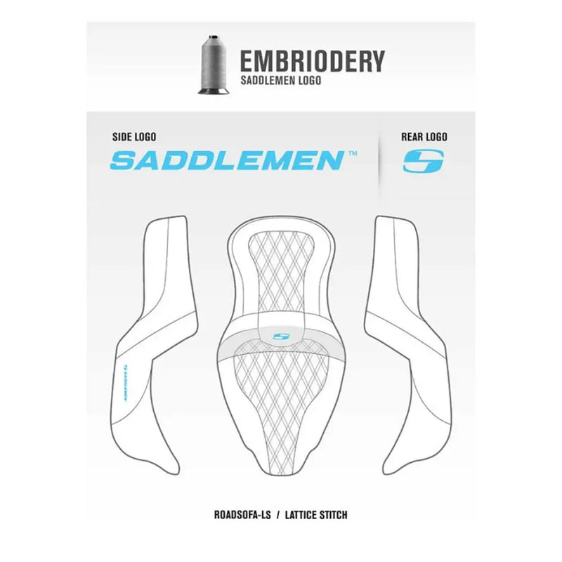 Saddlemen Roadsofa Gitterstich Sitz für Honda