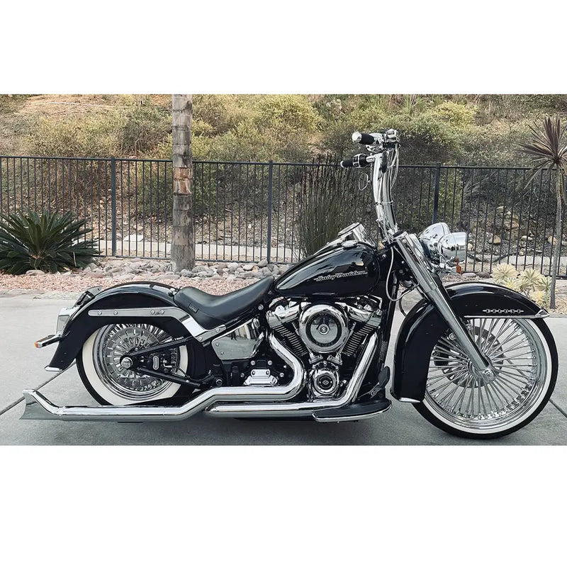 Freedom Performance Thorcat EC Approved Sharktail True Duals Auspuff für Harley