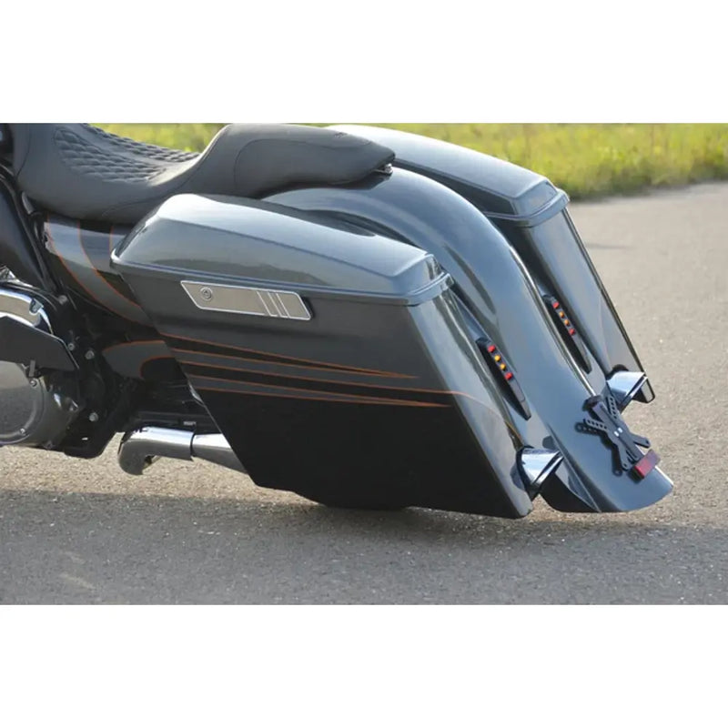 Tommy & Sons 4" Stretched Saddlebag Bodies für Harley
