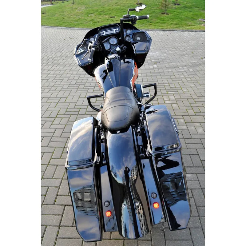 Tommy & Sons Flow Stretched Saddlebag Bodies für Harley