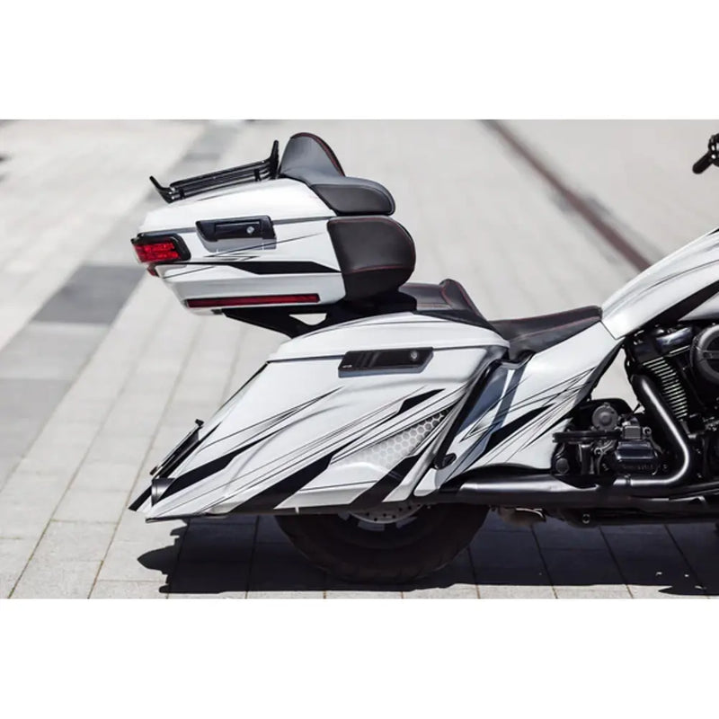 Tommy & Sons Magnus 7" Stretched Saddlebag Bodies für Harley