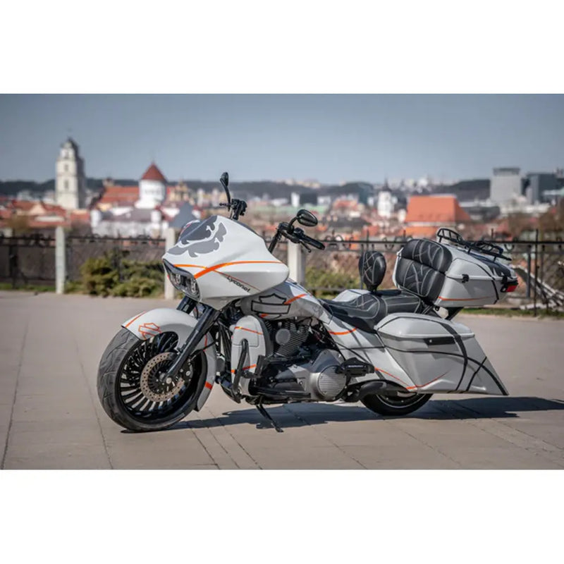 Tommy & Sons Magnus 7" Stretched Saddlebag Bodies für Harley