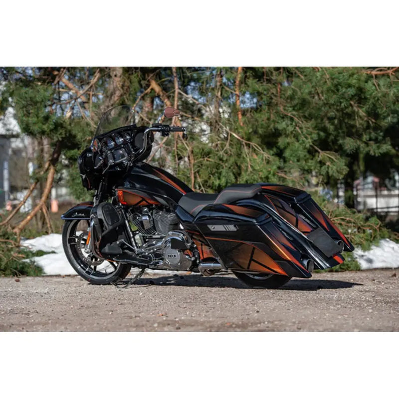 Tommy & Sons Magnus 7" Stretched Saddlebag Bodies für Harley