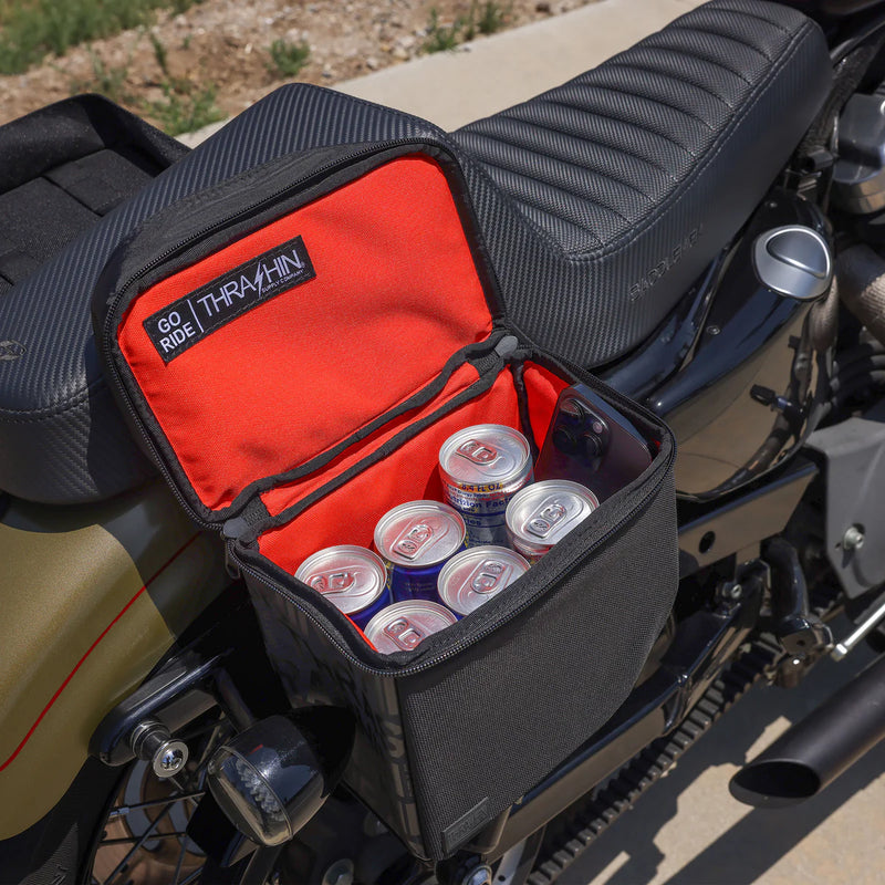 Thrashin Supply Mini Essential 8L Überwurf-Motorrad-Satteltaschen-Set