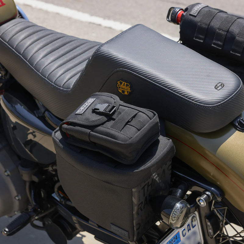 Thrashin Supply Mini Essential 8L Überwurf-Motorrad-Satteltaschen-Set