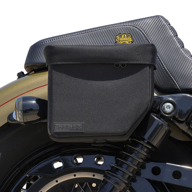 Thrashin Supply Mini Essential 8L Überwurf-Motorrad-Satteltaschen-Set