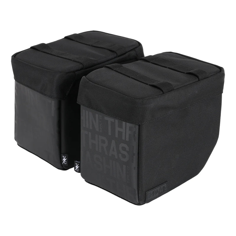 Thrashin Supply Mini Essential 8L Überwurf-Motorrad-Satteltaschen-Set