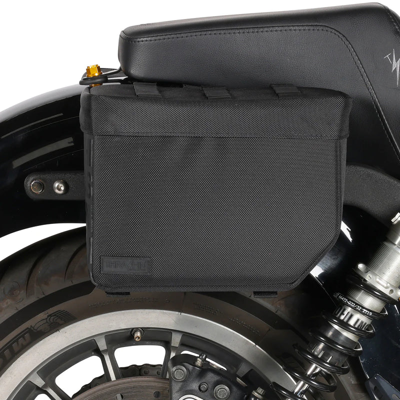 Thrashin Supply Essential Base 10L Überwurf-Motorrad-Satteltaschen-Set