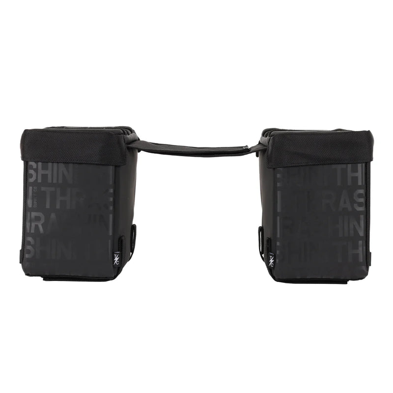 Thrashin Supply Escape Base 18L Überwurf-Motorrad-Satteltaschen-Set