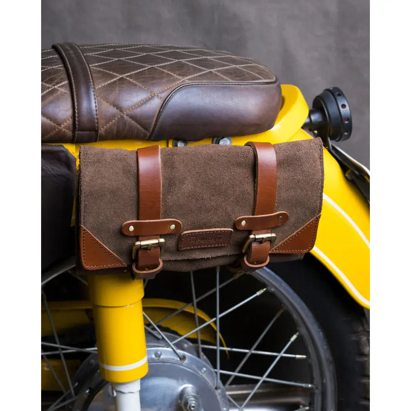Trip Machine Leder-Werkzeugrolle für Motorräder