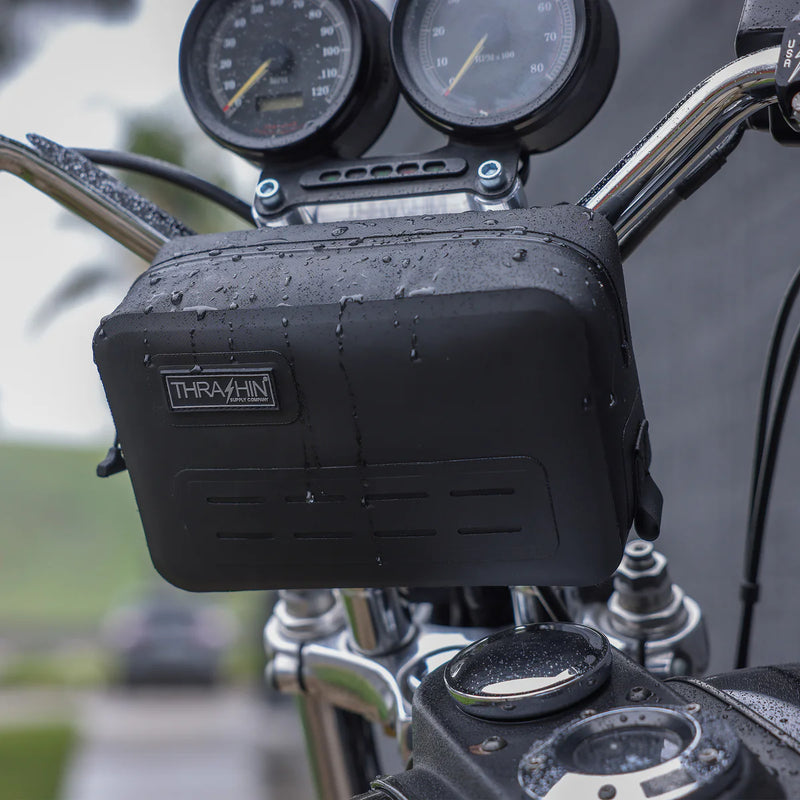 Thrashin Supply Wasserdichte Motorrad-Lenker-Tasche