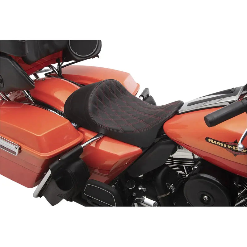 Drag Specialties EZ-ON Flacher Solo-Sitz für Harley