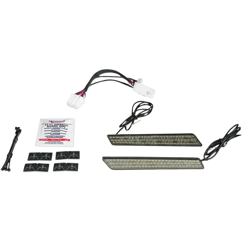 Custom Dynamics LED-Leuchten mit doppeltem Lichtintensitätsregler für Satteltaschenverschlüsse für Harley