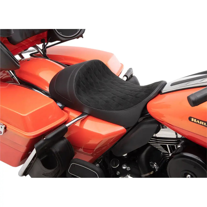 Drag Specialties EZ-ON Flacher Solo-Sitz für Harley