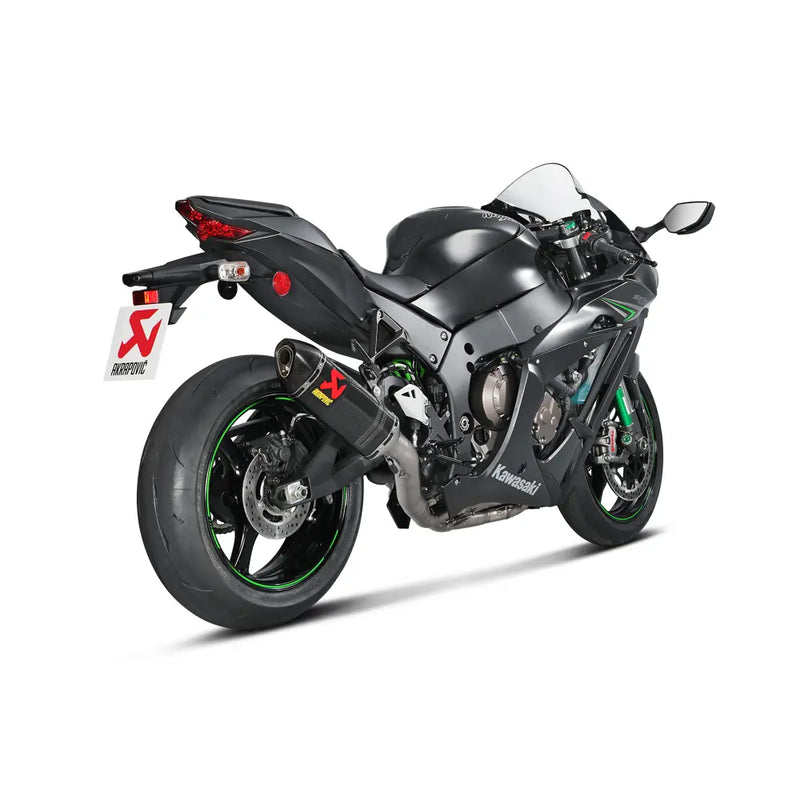 Akrapovic Racing Line Exhaust System for Kawasaki 16-20 Ninja ZX-10 R / RR / R SE (4-into-1 header with full carbon muffler) (Race only) (S-K10R9-ZC)  - Customhoj