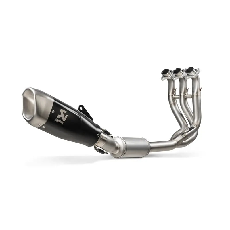 Akrapovic Racing Line Exhaust System for Triumph 21-24 Trident 660 (3-into-1 header with titanium muffler / stainless end cap) (Race only) (S-T6R1-CQTBL)  - Customhoj