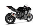 Akrapovic Racing Line Exhaust System for Yamaha 15-25 YZF-R1 / R1M (4-into-1 header with full titanium muffler) (Race only) (S-Y10R15-APLT)  - Customhoj