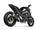 Akrapovic Racing Line Exhaust System for Yamaha 21-23 FZ-09 (3-into-1 header with carbon muffler / titanium end cap) (Race only) (S-Y9R15-HAPT/1)  - Customhoj